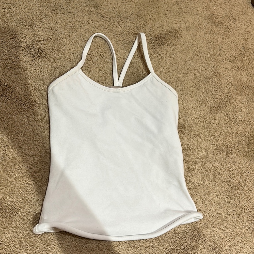White lululemon tank